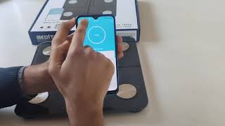 MEDITIVE BMI Bluetooth Weighing Scale with Mobile App Fitdays  Model UIP50 [upl. by Kammerer]