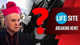 BREAKING  Archbishop Viganò reveals name of Cardinal he says is a Kingpin in Vatican Corruption [upl. by Aleehs]