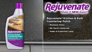 How to Restore Countertops  Rejuvenate Kitchen and Bathroom Countertop Polish [upl. by Himelman]