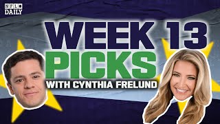 Week 13 Picks with Cynthia Frelund [upl. by Nawuq]