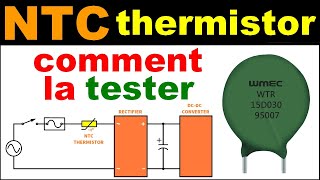 Thermistance NTC alimentation à découpage électronique thermistor datasheet [upl. by Vinni]