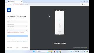 Setting Point To Point airFiber 5xHD Ubiquiti [upl. by Isaak]