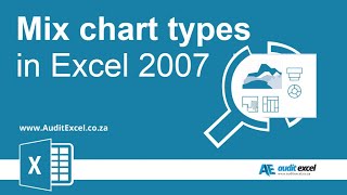 Combining charts graphs types into 1 chart in Excel 2007 [upl. by Baalbeer]