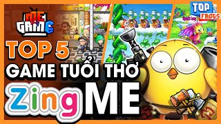 Top 5 Game Tuổi Thơ Trên Zing Me 1  Chỉ 8x 9x Mới Được Chơi  meGAME [upl. by Akimaj]