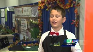 Mandarin Festival features local 10yearold chef [upl. by Franzen367]