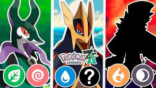 Nuevas FORMAS KALOS en POKÉMON INICIALES de LEYENDAS ZA  Teoría [upl. by Alita]