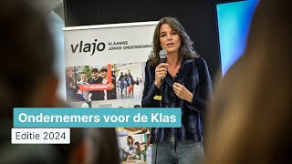 Ondernemers voor de Klas Pascale Naessens en Hassan Al Hilou inspireren jongeren tot ondernemerschap [upl. by Retloc]