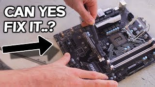 Can YES Fix it B150 with 10 Bent Pins A GTX 980 Ti That Doesnt POST [upl. by Dougy]