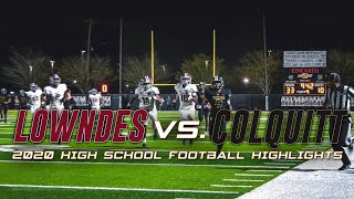 Lowndes vs Colquitt 2020  High School Football Game Highlights [upl. by Maynard546]