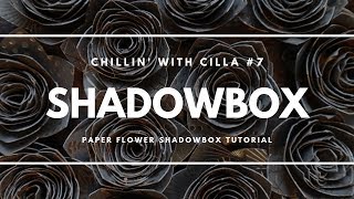 Paper Flower Shadow Box Tutorial  Cricut Design Space and Cricut Explore Air 2 [upl. by Hooke]