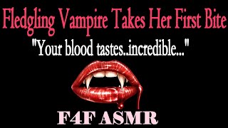 F4F New Vampire Takes Her First Bite ASMR Vampire asmr Vampire Hunter Listener [upl. by Kelbee566]