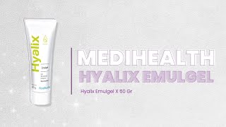 MEDIHEALTH Hyalix EmulgelLínea Estética [upl. by Yelnikcm839]