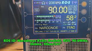 20102024 1034UTC Local QRP Narodnoye Radio Rodinki Dubna RUS 900MHz 10km 30W ERP [upl. by Browning]