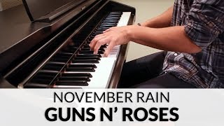 November Rain  Guns N Roses  Piano Cover  Sheet Music [upl. by Aratihc]