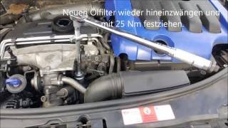 Anleitung Ölwechsel beim Audi A3 8P 20l 16V TDI [upl. by Davin]