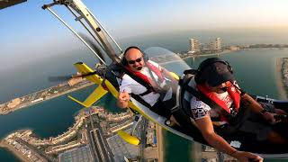 Dubai skydive Gyrocopter flight over thr Palm October 2022 [upl. by Bbor]