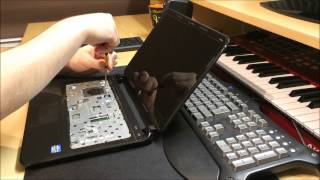 HP Sleekbook 14 Disassembly Hard Drive replacement or SSD upgrade [upl. by Hudnut]