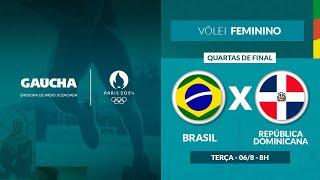 Vôlei Feminino  Jogos Olímpicos  Gaúcha em Paris  06082024 [upl. by Airoled]