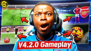 eFootball 2025 v420 First Gameplay Ball amp Kits REVIEW [upl. by Taro]