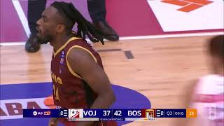 NLB ABA League 2 202425 highlights Round 1 Vojvodina mts – Bosna Visit Sarajevo 2592024 [upl. by Ailemac]