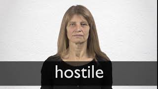 How to pronounce HOSTILE in British English [upl. by Lirret]