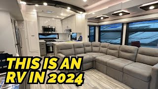 STUNNING new 2024 fifth wheel RV design 2024 Jayco Pinnacle 38FBRK [upl. by Dag]