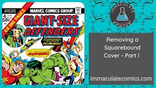 Tutorial to remove Squarebound comic book covers [upl. by Vernita]