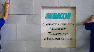 Posa di Cappotto Termico Ecologico Traspirante e Resistente al Fuoco BACCHI  Termokup [upl. by Yrocej]