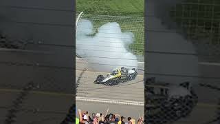 Colton Herta and Alex Palou Music City GP burnouts [upl. by Naxor567]