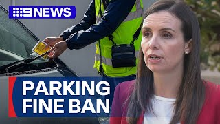 Government to ban councils from issuing ticketless parking fines  9 News Australia [upl. by Abbate966]