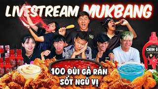 🔴 LIVE Thông Báo HÀO Rời Khỏi Team  Thử Thách Mukbang Ăn 100 Cái Đùi Gà Rán Sốt 5 Vị Samyang x2 [upl. by Treborsemaj344]