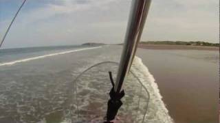 Low Level Microlight  Gower Peninsula Wales [upl. by Arihday979]