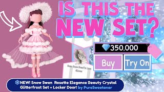 WAS THE NEW SET LEAKED 🫢 HOW MUCH WILL IT COST 💸 Royale High New Glitterfrost Set 2023 [upl. by Soble]