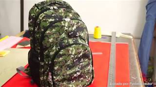 DIY confeccionar una mochila escolar BACKPACK EASY SCHOOLS [upl. by Gnous463]