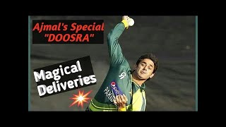 Saeed Ajmal best bowling doosra  wickets compilation  YouTube [upl. by Nirhtak]