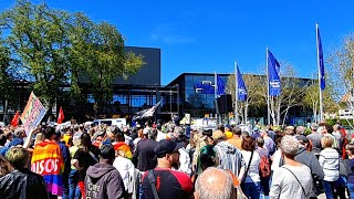 🚨🚔 Viel Polizei und Antifa in Donaueschingen bei AfDWahlkampfveranstaltung  Live 27042024 [upl. by Roselle]