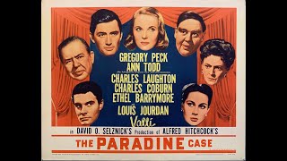 The Paradine Case 1947 Hitchcock Film Noir Starring Gregory Peck [upl. by Eelamme]