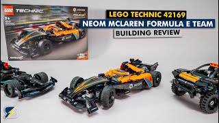 LEGO Technic 42169 NEOM McLaren Formula E Race Car detailed building review amp comparison [upl. by Hannazus79]