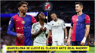 BARCELONA ARRASÓ en EL CLÁSICO con GOLEADA al REAL MADRID y se AFIANZA como LÍDER  Fuera de Juego [upl. by Aldwin525]