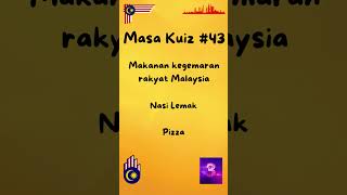 Masa Kuiz Kemerdekaan Malaysia No43 shorts [upl. by Animor]