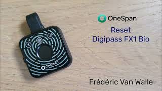 Reset your OneSpan Digipass FX1 BIO  English [upl. by Lubow]