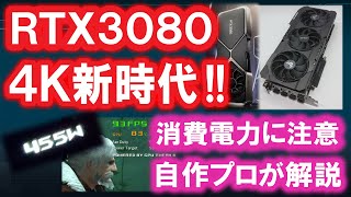 RTX3080購入レビュー！消費電力は高くても4Kで快適に遊べる神グラボ！ [upl. by Rhianna]