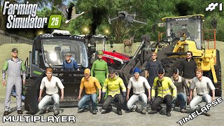 GIANT SILAGE HARVEST  4 MILLION LITERS  Riverbend  Farming Simulator 25 Multiplayer  Episode 1 [upl. by Corly489]