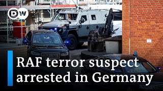 Farleft RAF terror suspect Daniela Klette arrested in Berlin  DW News [upl. by Wehhtam]