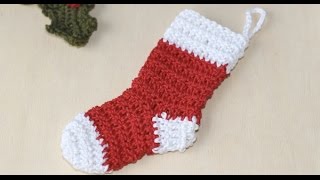 Calza di Natale alluncinetto  Tutorial [upl. by Sasnak884]