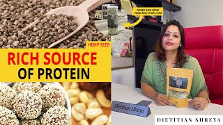 Hemp Seeds Rich Source Of Protein Dietitian Shreya [upl. by Aseral]