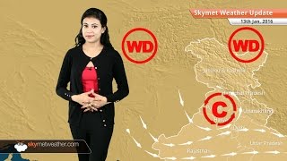 Weather Forecast for January 13 Snow to continue over Jammu Kashmir Delhi may get rain on Lohri [upl. by Nakhsa]