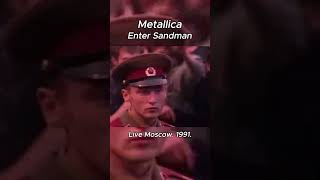 Metallica  Enter Sandman Live Moscow 1991 [upl. by Gilemette]