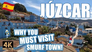 AMAZING Blue Village in Spain  JÚZCAR Smurf Town Beauty Explored [upl. by Enaid]