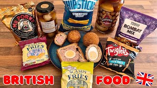 🇬🇧 Classic BRITISH Pub amp Picnic Snacks You Should Try  Yummy Expedition [upl. by Yalcrab]